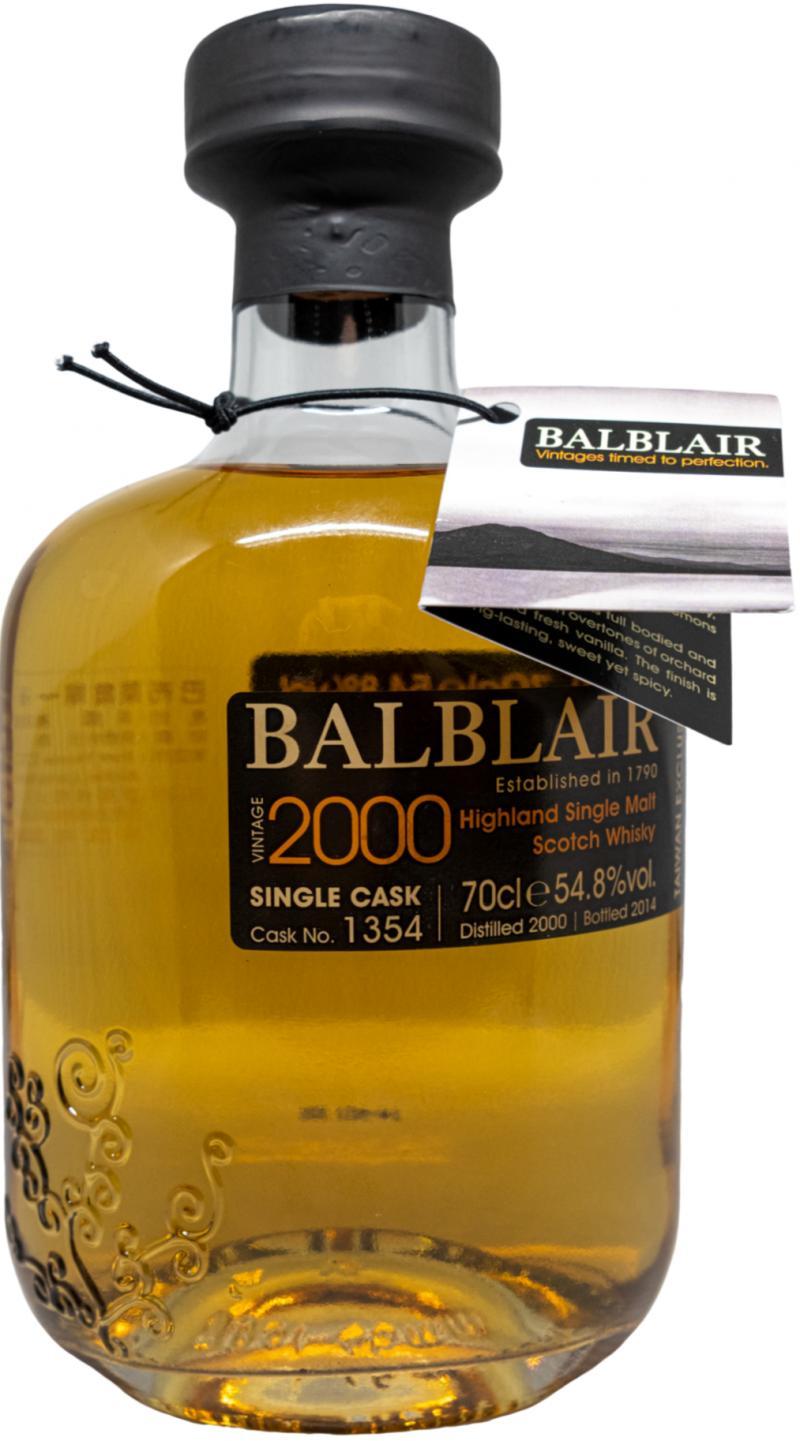 Balblair 2000 Single Cask