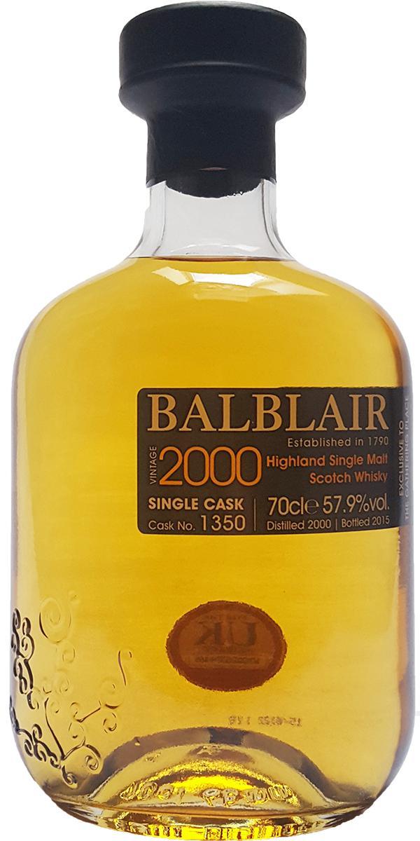 Balblair 2000 Single Cask