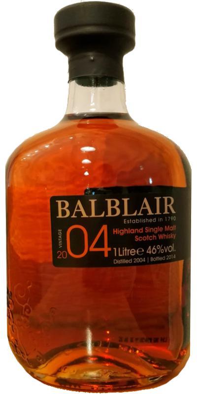 Balblair 2004 1st Release - Sherry Matured