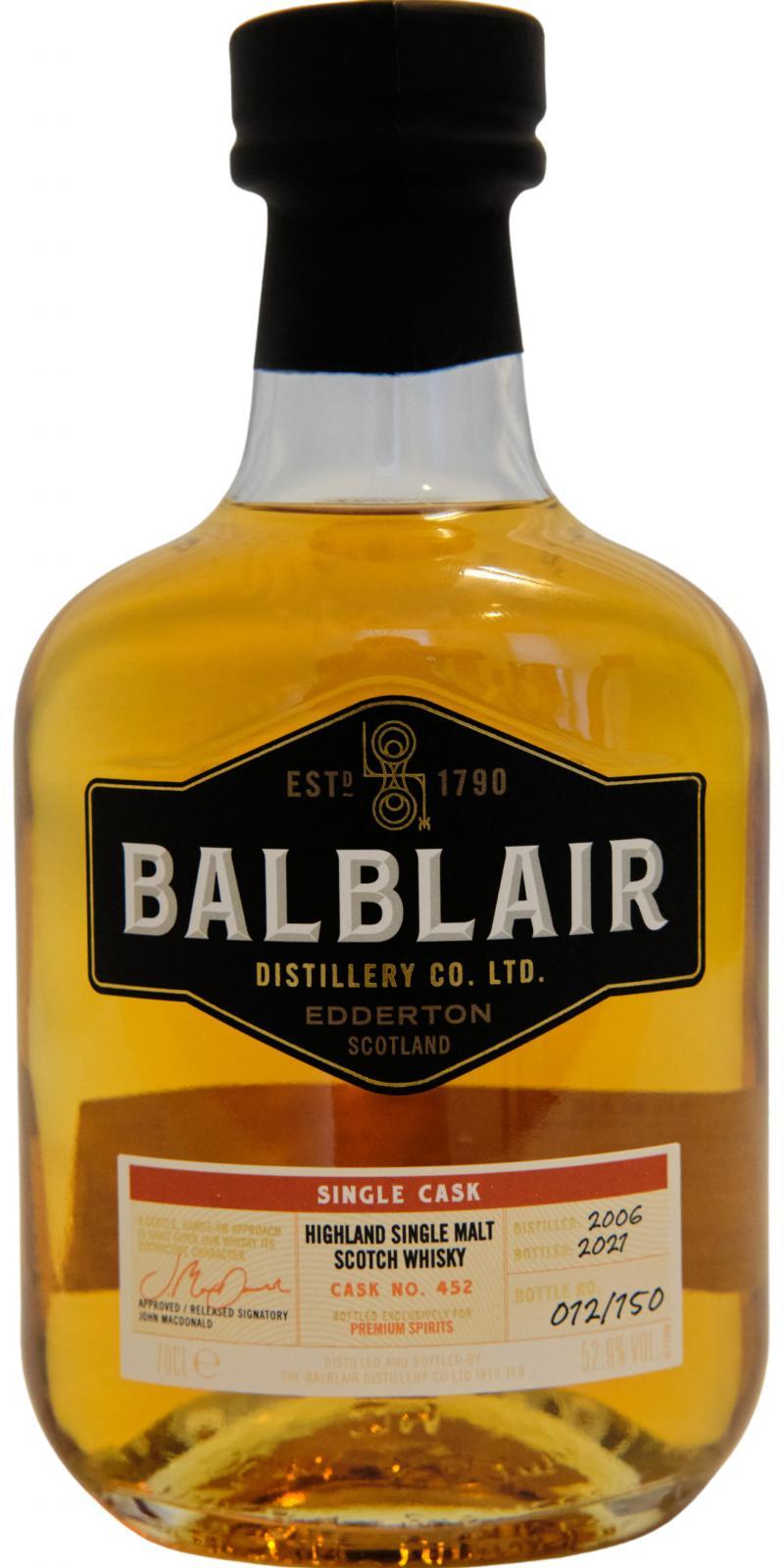 Balblair 2006 Single Cask