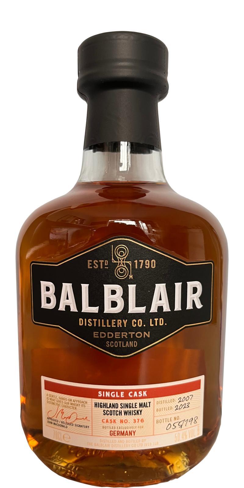 Balblair 2007 Single Cask