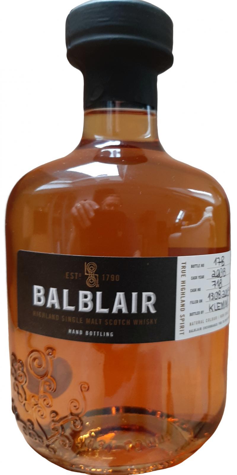 Balblair 2008 Hand Bottling