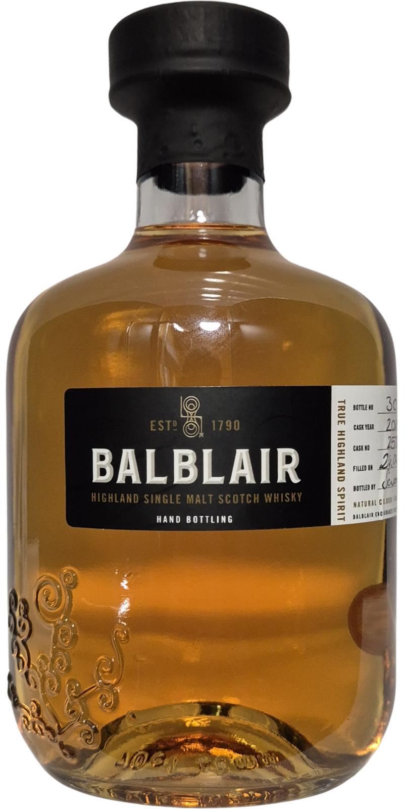 Balblair 2010 Hand Filled Distillery Exclusive