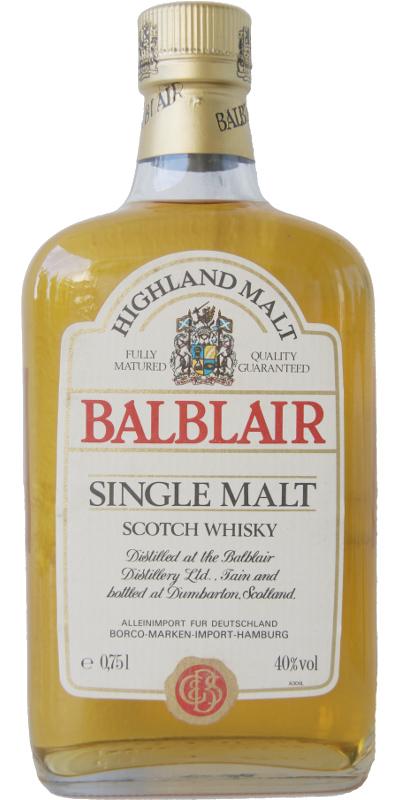 Balblair Highland Malt Single Malt Scotch Whisky