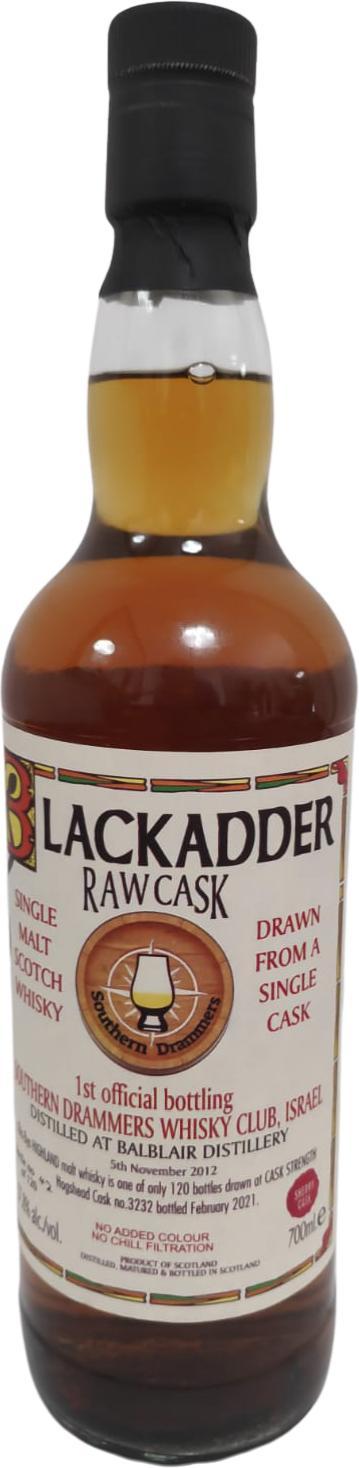 Balblair 2012 BA Raw Cask