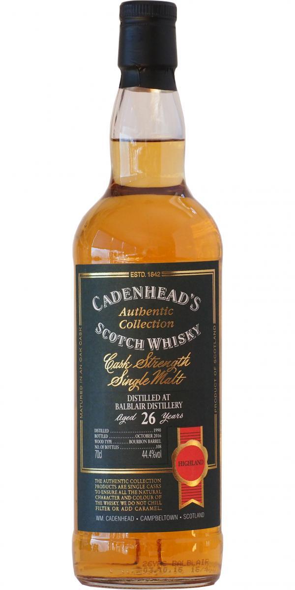 Balblair 1990 CA Authentic Collection
