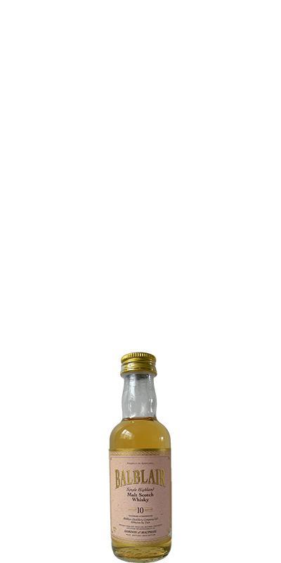 Balblair 10-year-old GM Licensed Bottling - Miniature
