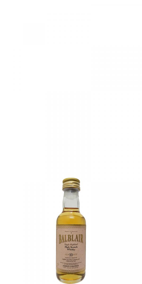 Balblair 10-year-old GM Licensed Bottling - Miniature
