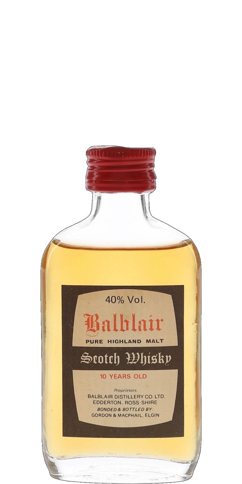 Balblair 10-year-old GM Pure Highland Malt