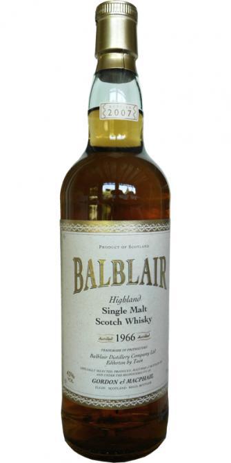 Balblair 1966 GM Rare Vintage