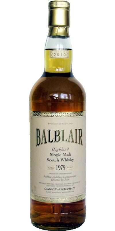 Balblair 1979 GM Rare Vintage