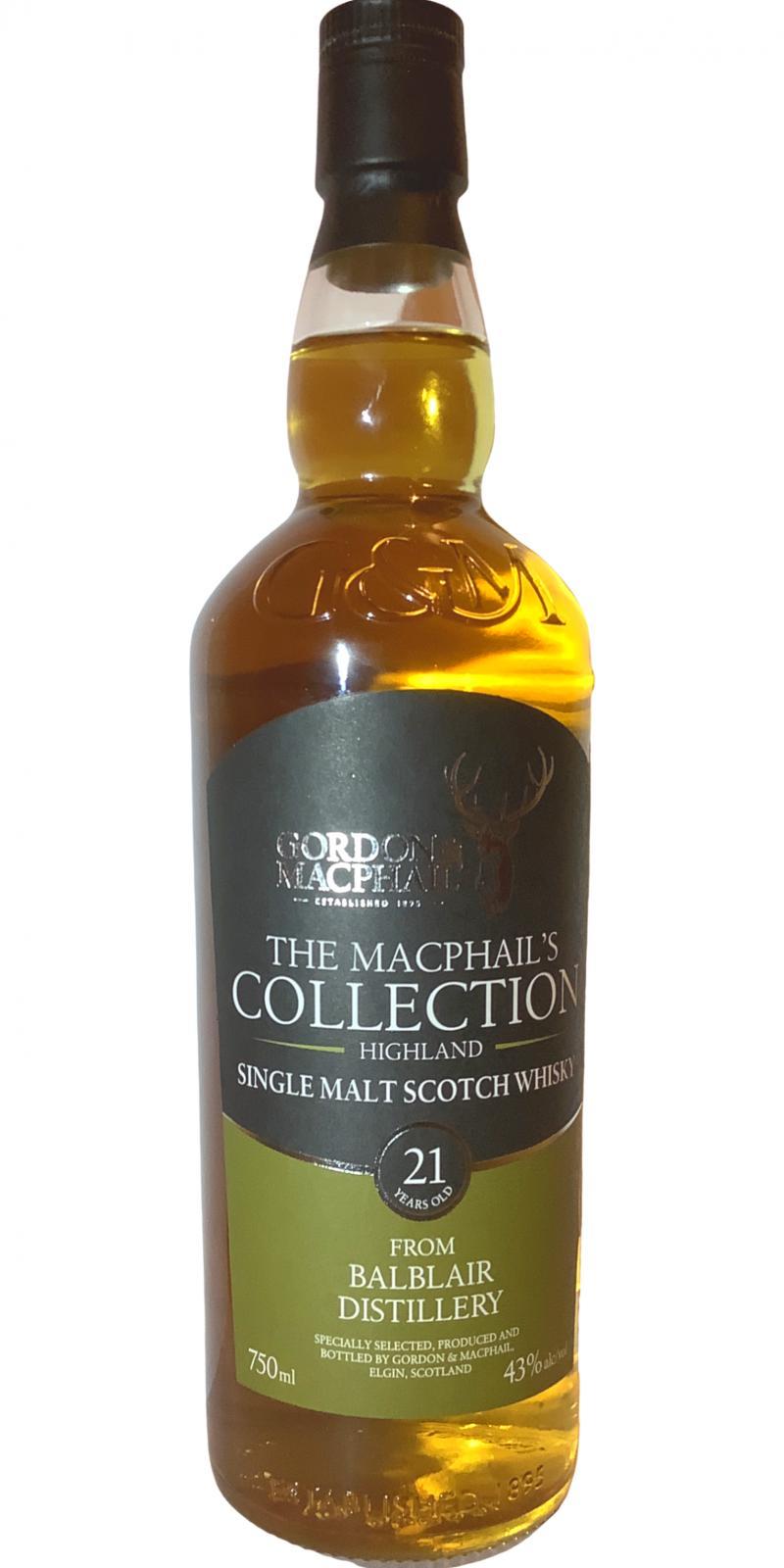 Balblair 21-year-old GM The MacPhail's Collection