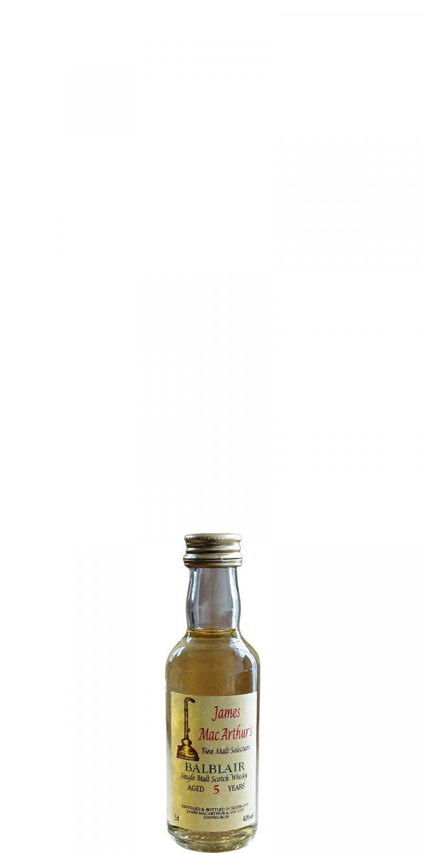 Balblair 05-year-old JM Fine Malt Selection - Miniature