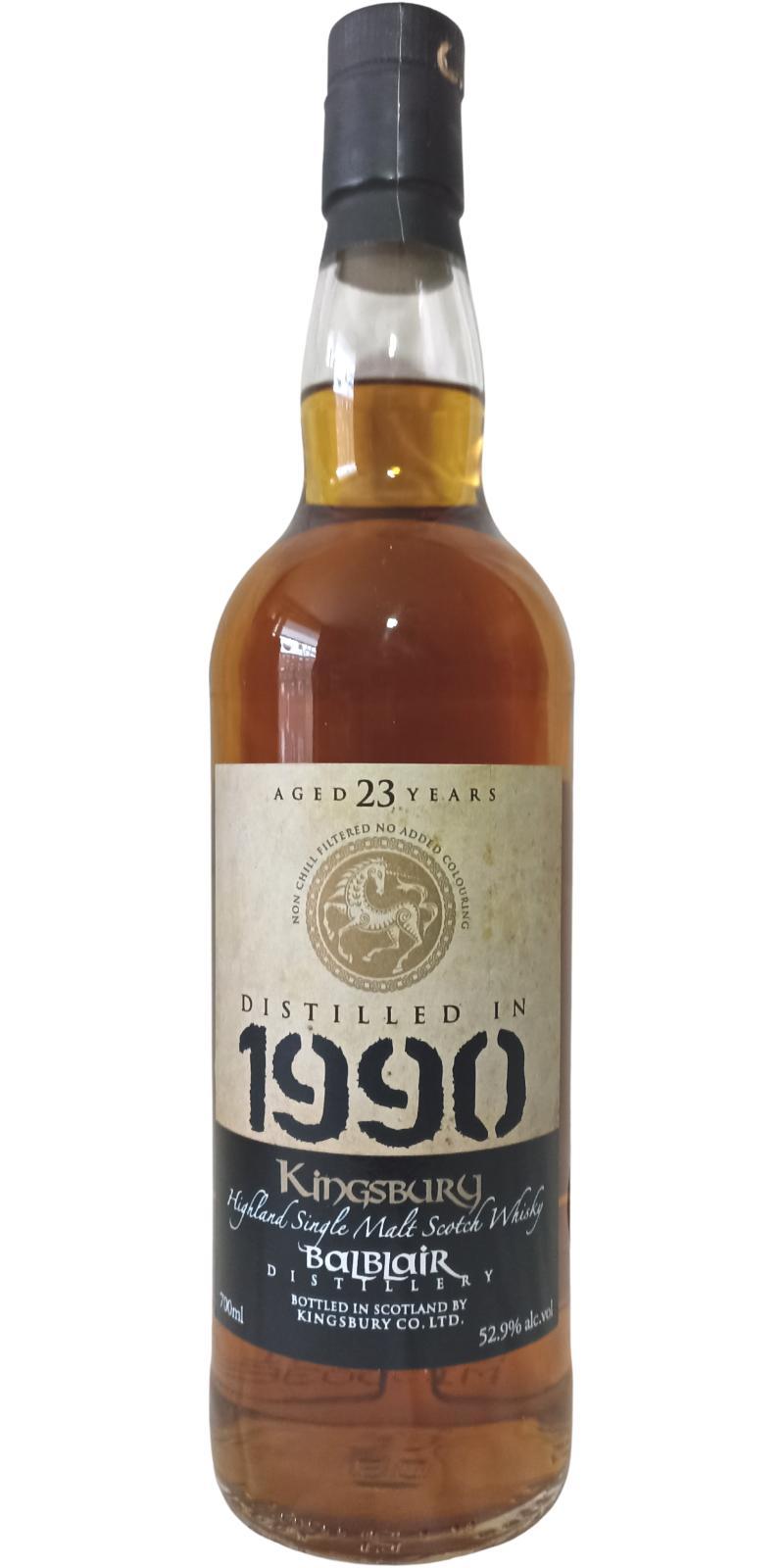 Balblair 1990 Kb Cask Strength Gold