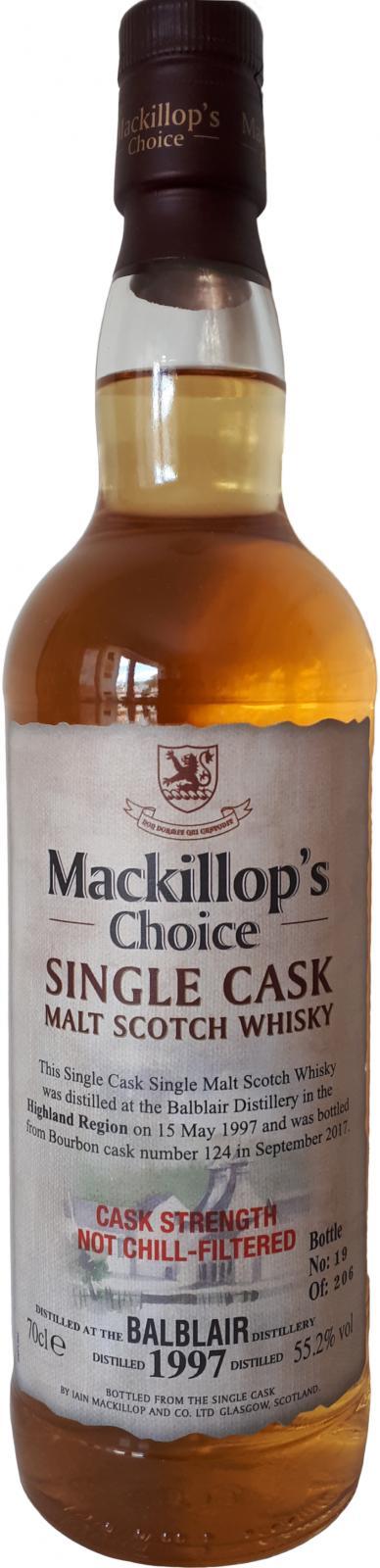 Balblair 1997 McC Single Cask - Cask Strength