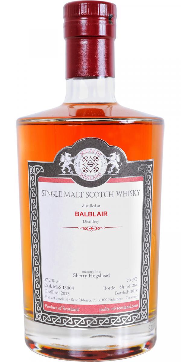 Balblair 2013 MoS