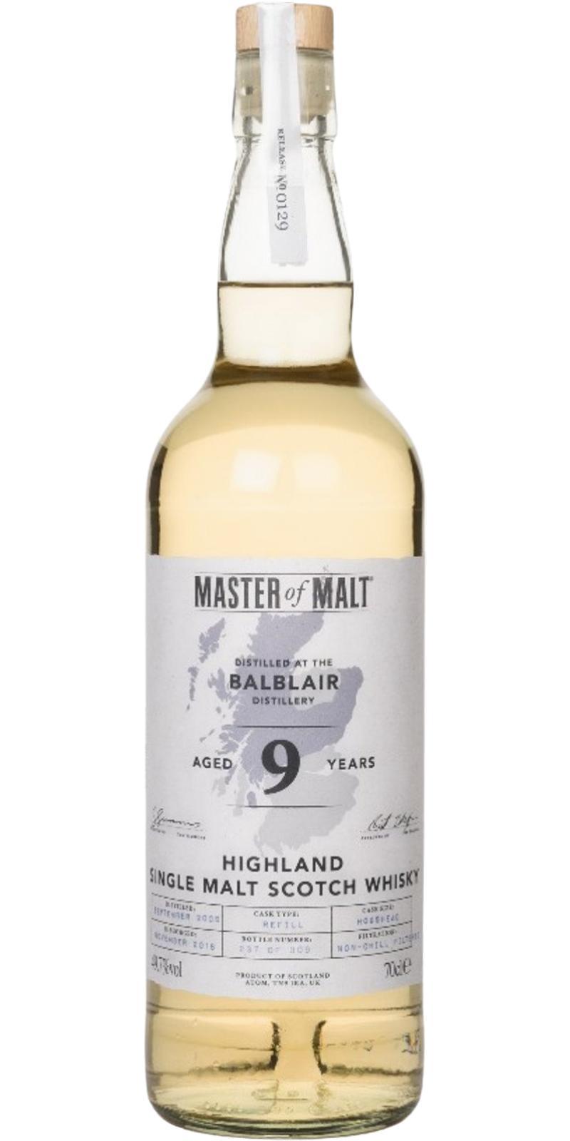 Balblair 2009 MoM Single Cask edition