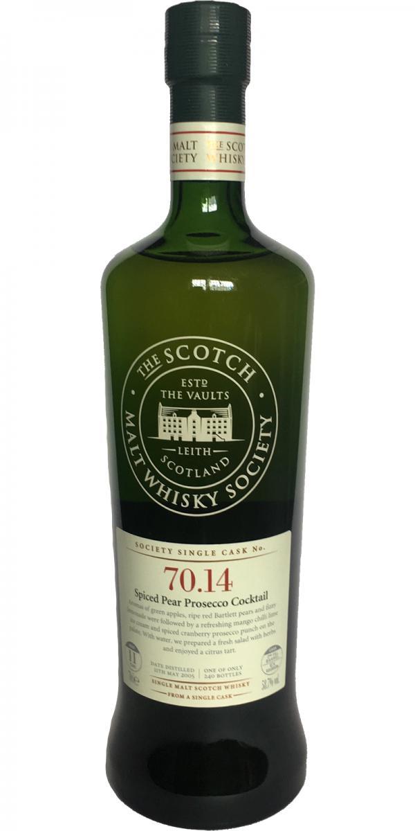 Balblair 2005 SMWS 70.14 Spiced pear prosecco cocktail