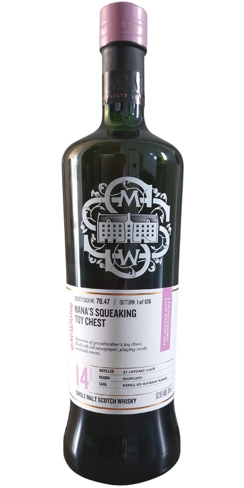 Balblair 2008 SMWS 70.47 Nana's squeaking toy chest