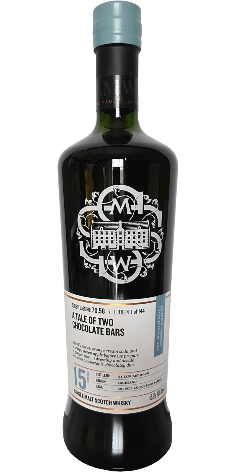 Balblair 2008 SMWS 70.58 A tale of two chocolate bars