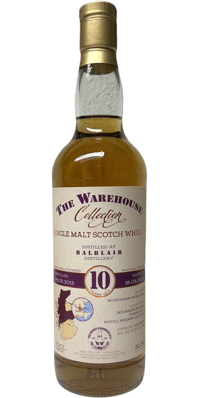 Balblair 2013 WW8 The Warehouse Collection