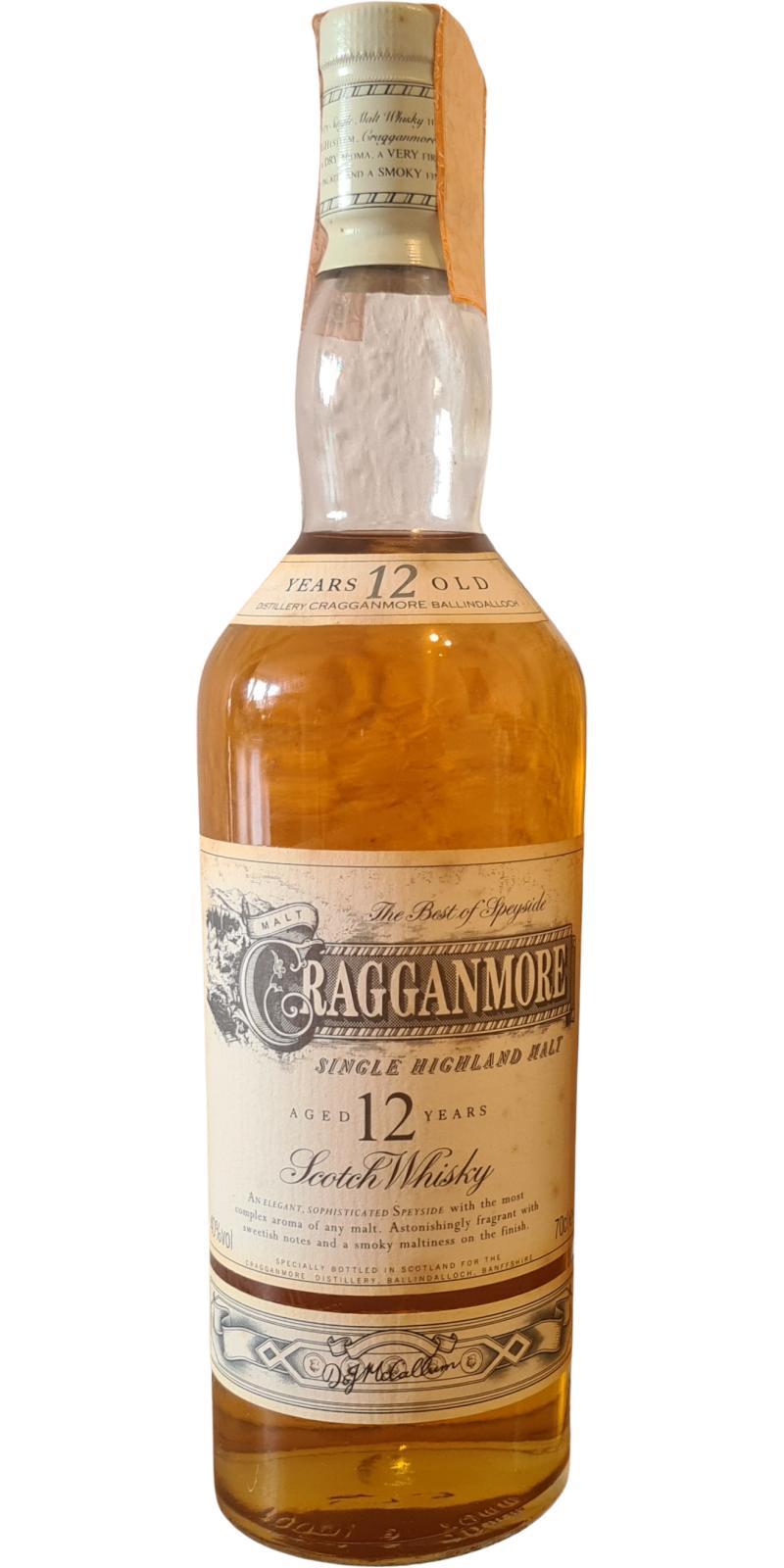 Cragganmore 12-year-old  Two Part Label