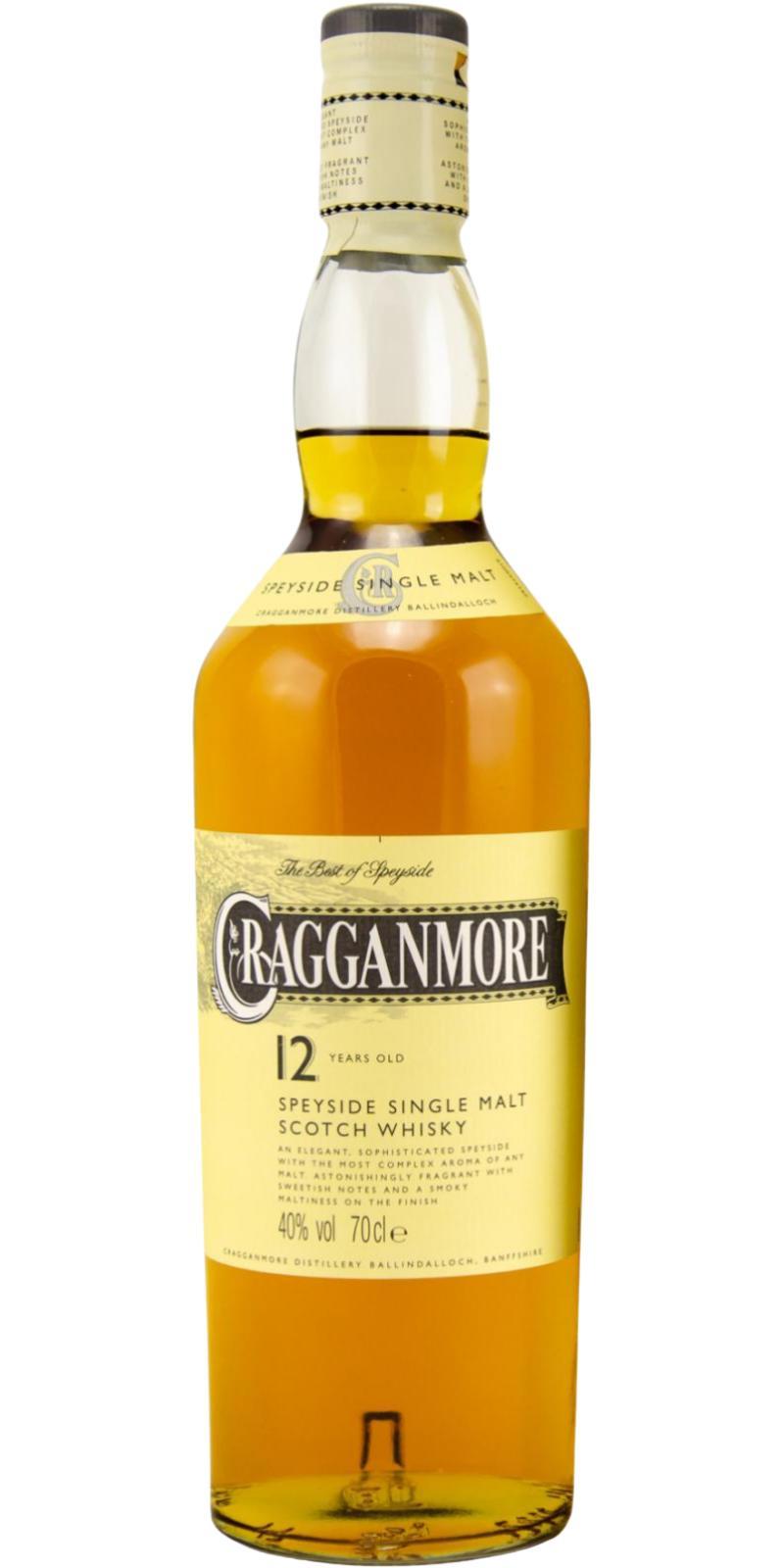 Cragganmore 12-year-old  Speyside Single Malt Scotch Whisky