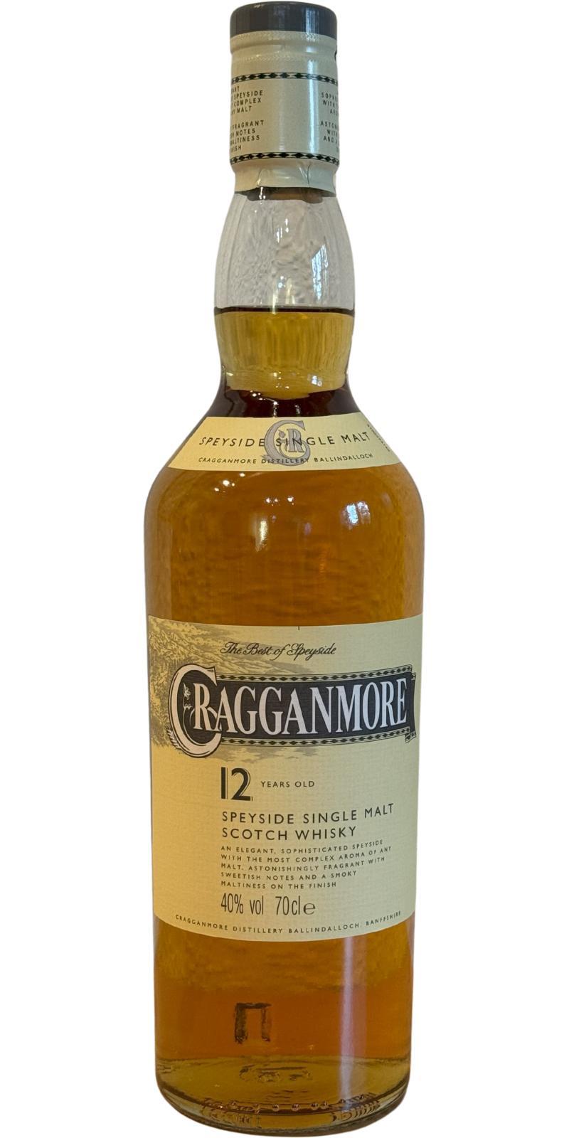 Cragganmore 12-year-old  Single Speyside Malt