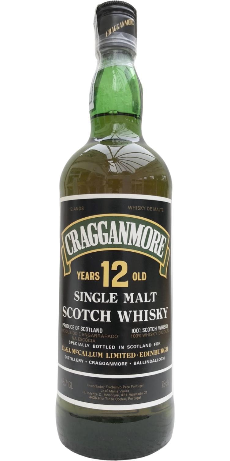Cragganmore 12-year-old  D.&J. McCallum Limited