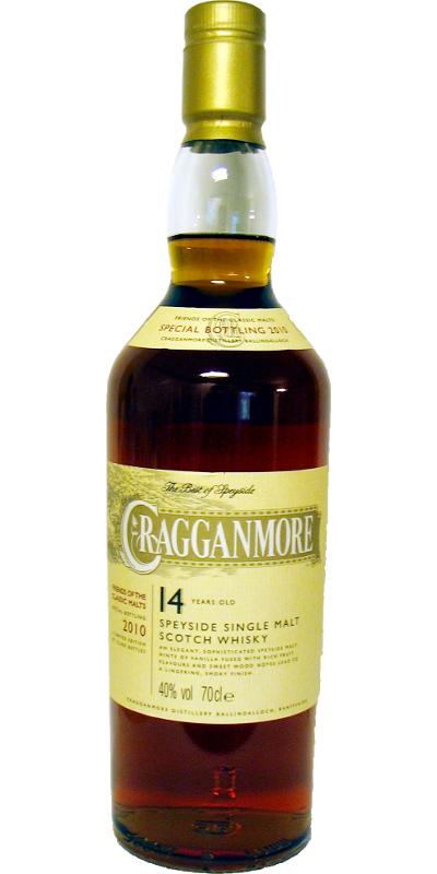 Cragganmore 14-year-old  The Friends of the Classic Malts