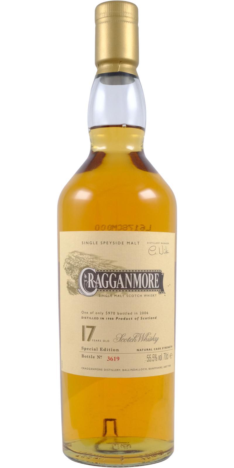 Cragganmore 1988  Diageo Special Releases 2006