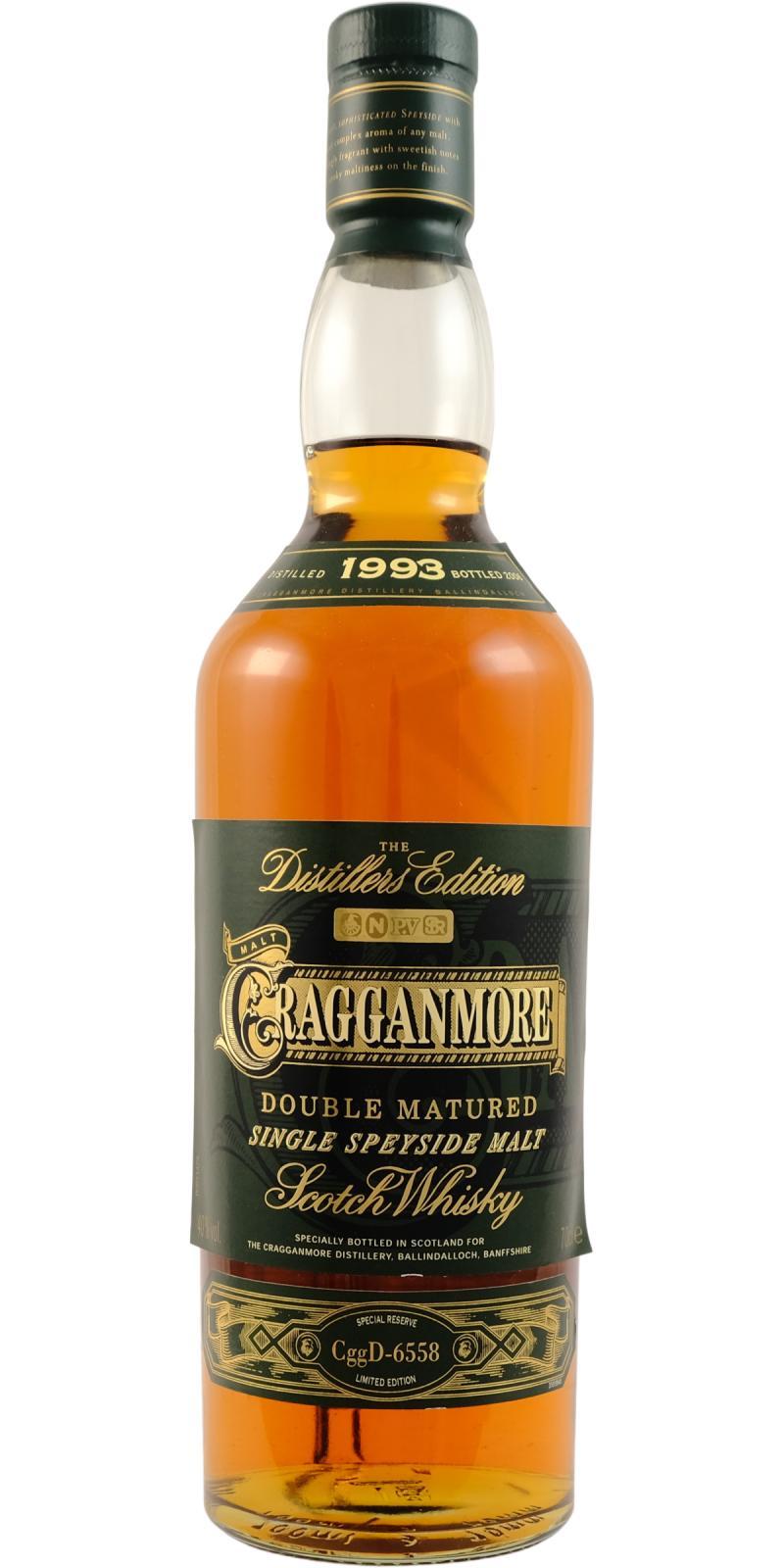 Cragganmore 1993  The Distillers Edition