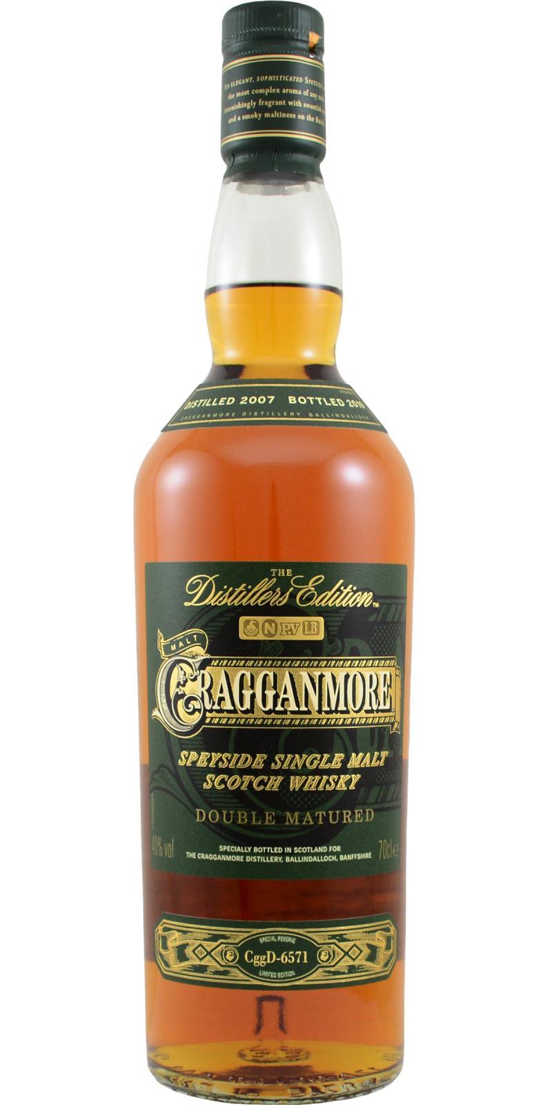 Cragganmore 2007  The Distillers Edition