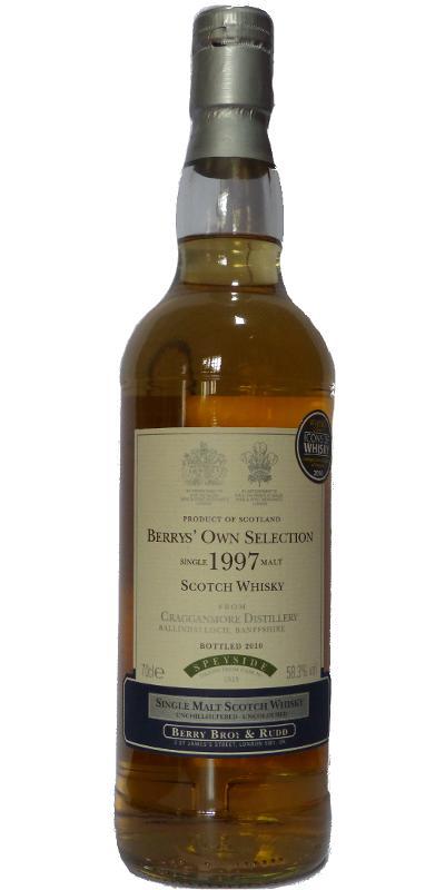 Cragganmore 1997 BR  Berrys' Own Selection