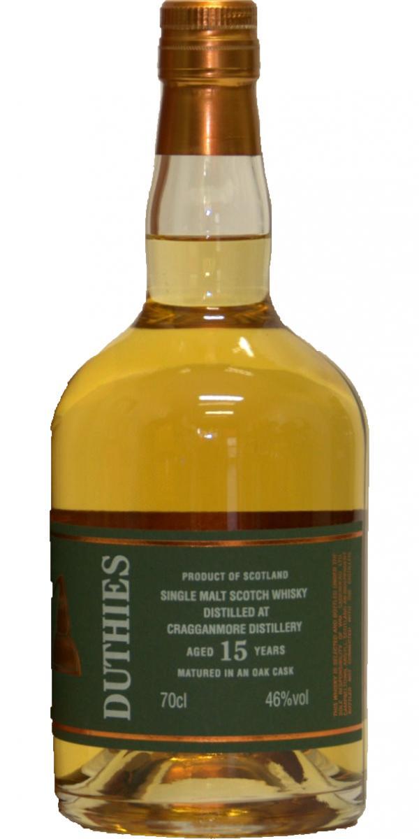 Cragganmore 15-year-old CA  Duthies