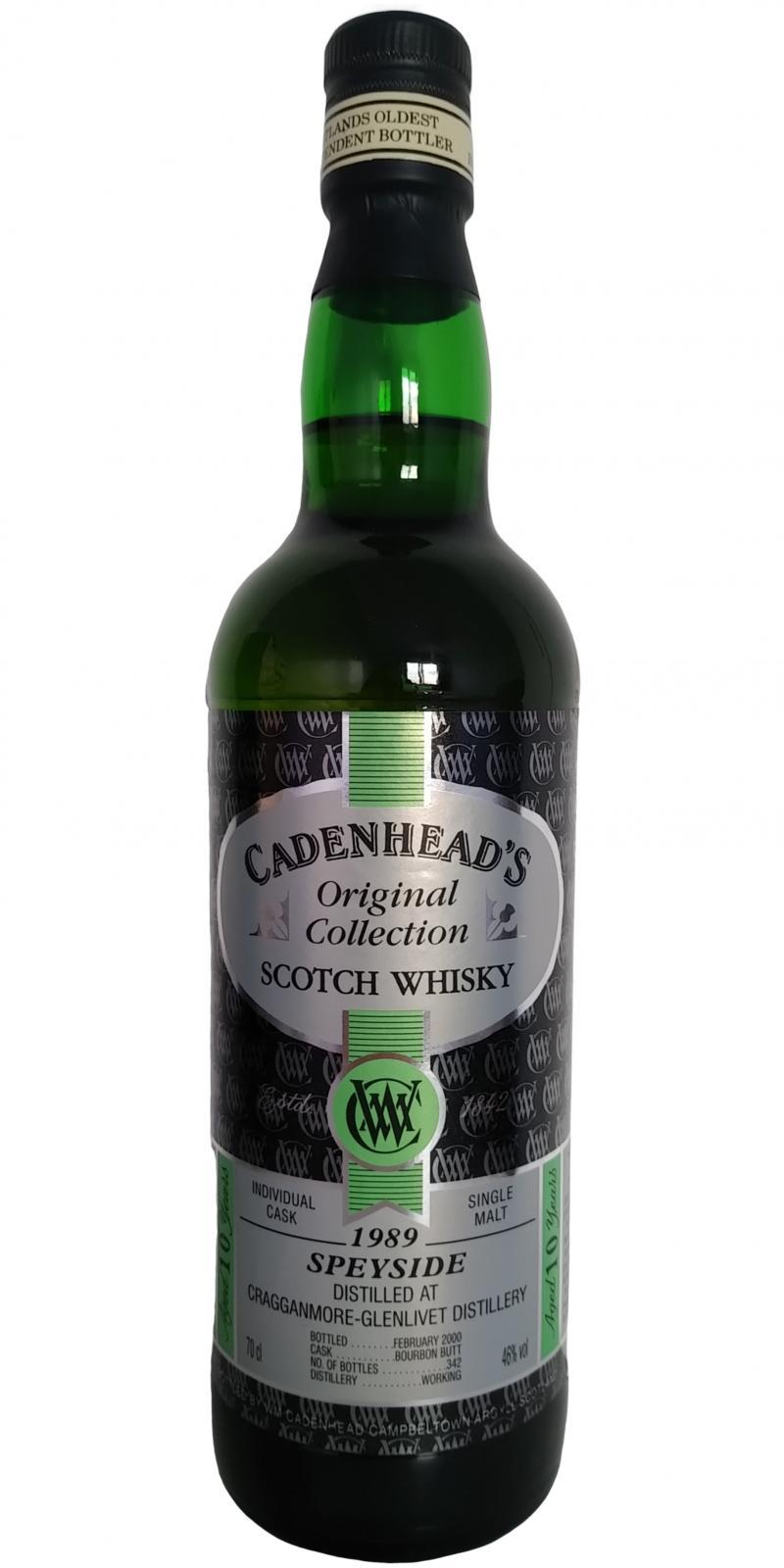 Cragganmore 1989 CA  Original Collection