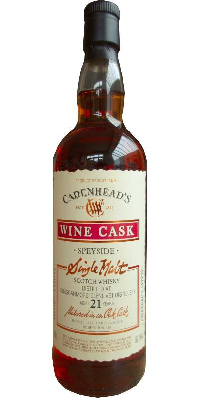 Cragganmore 1993 CA  Wood Range - Wine Cask