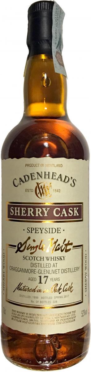 Cragganmore 1999 CA  Wood Range - Sherry Cask