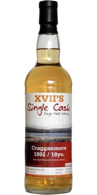 Cragganmore 1992 DH17  XVII's Single Cask