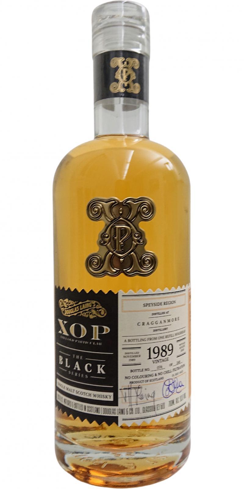 Cragganmore 1989 DL  XOP - The Black Series