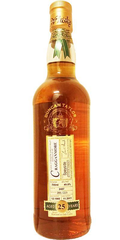 Cragganmore 1985 DT  Rare Auld