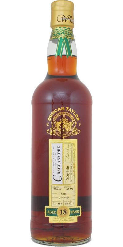 Cragganmore 1993 DT  Rare Auld