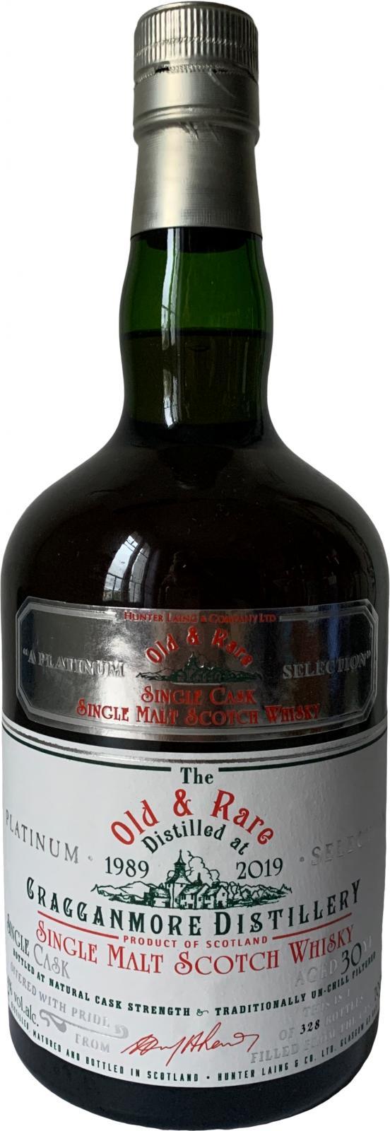 Cragganmore 1989 HL  Old & Rare - A Platinum Selection