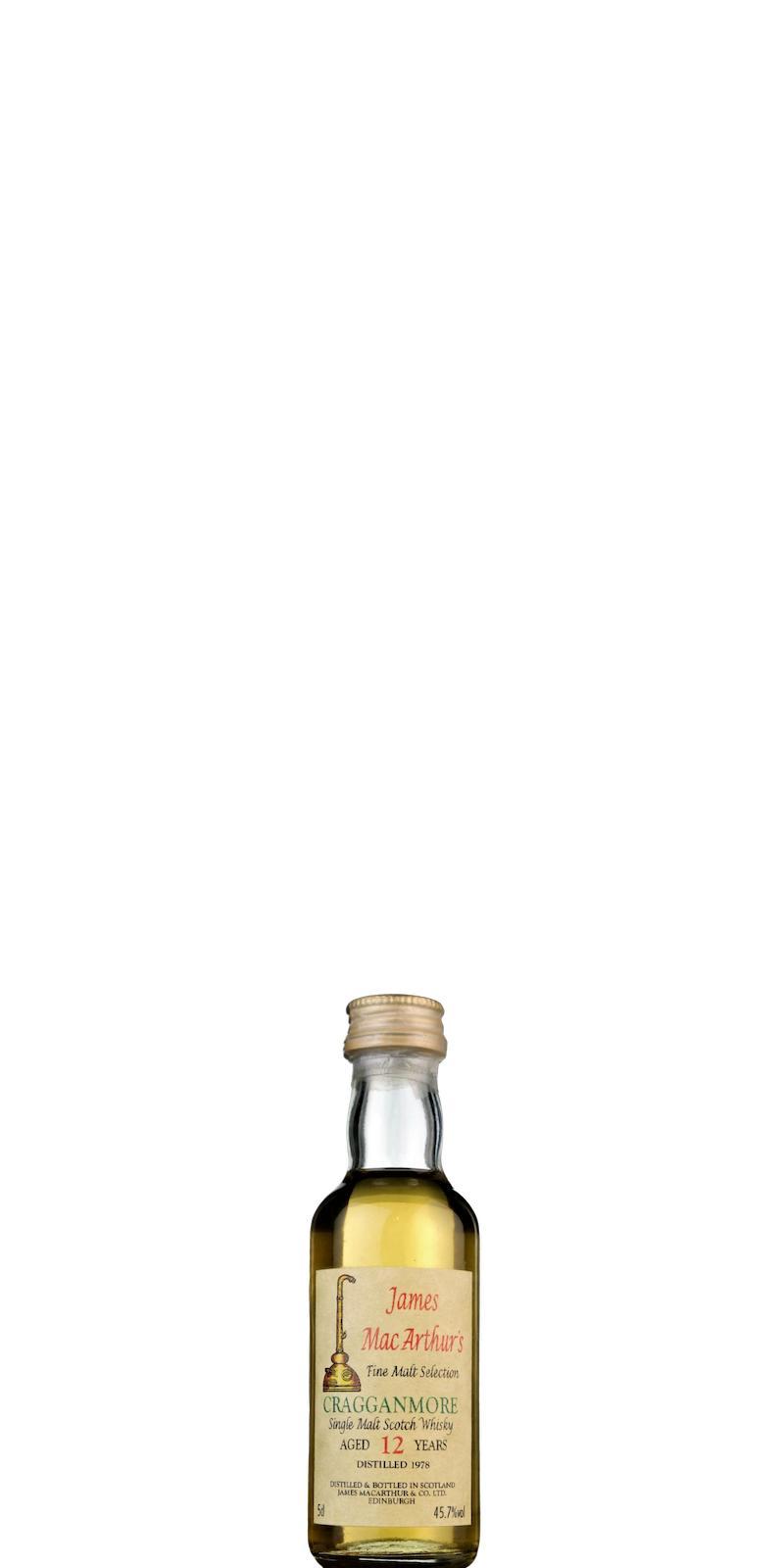 Cragganmore 1978 JM  Fine Malt Selection - Miniature