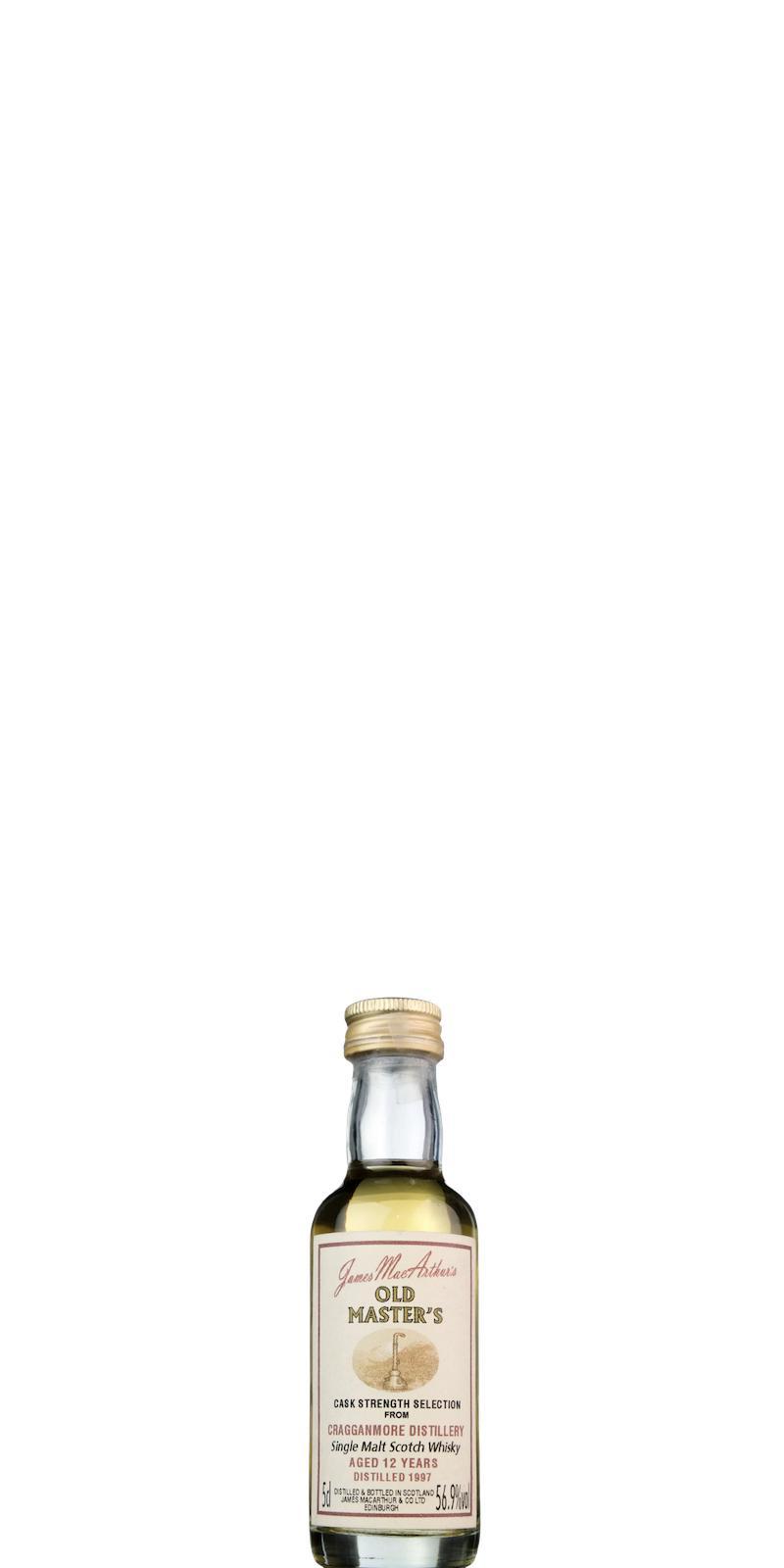 Cragganmore 1997 JM  Old Master's - Cask Strength Selection Miniature