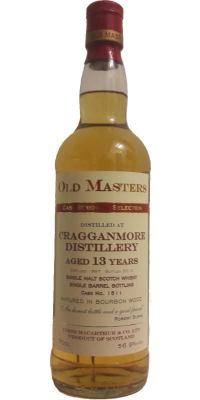 Cragganmore 1997 JM  Old Masters - Cask Strength Selection