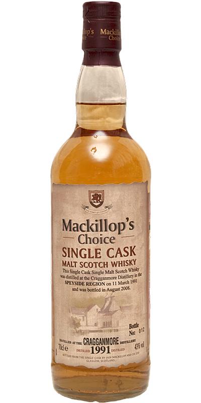 Cragganmore 1991 McC  Single Cask