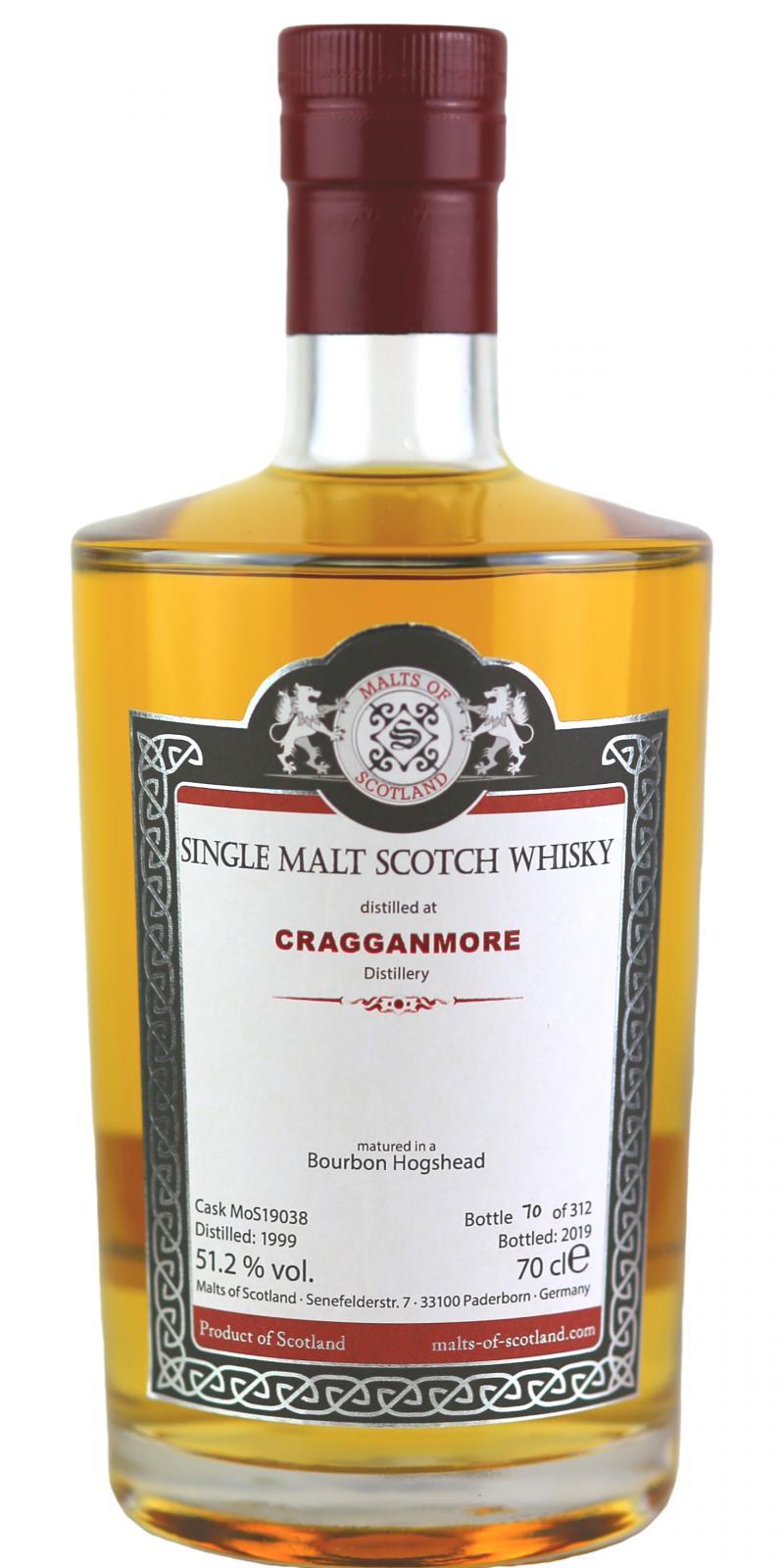 Cragganmore 1999 MoS
