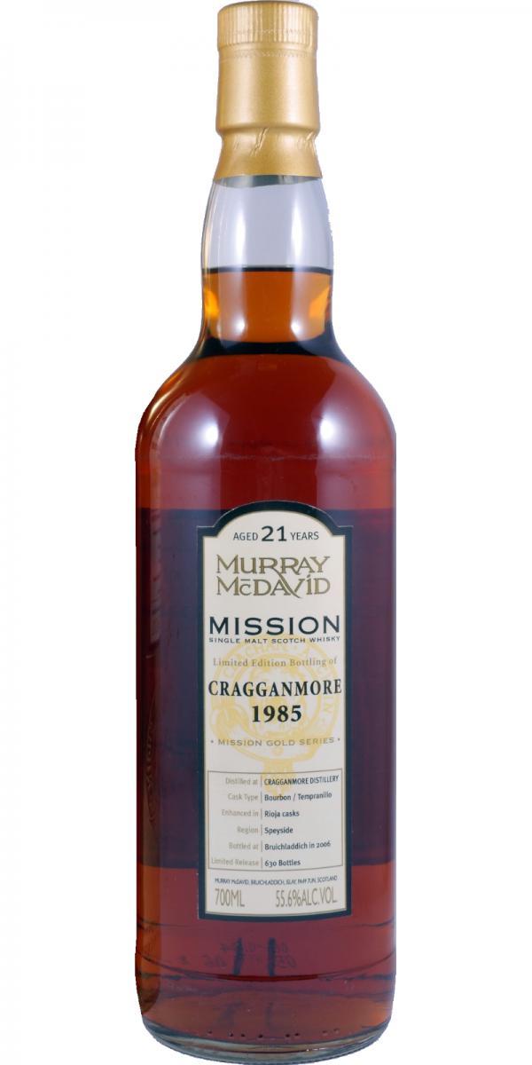 Cragganmore 1985 MM  Mission Gold