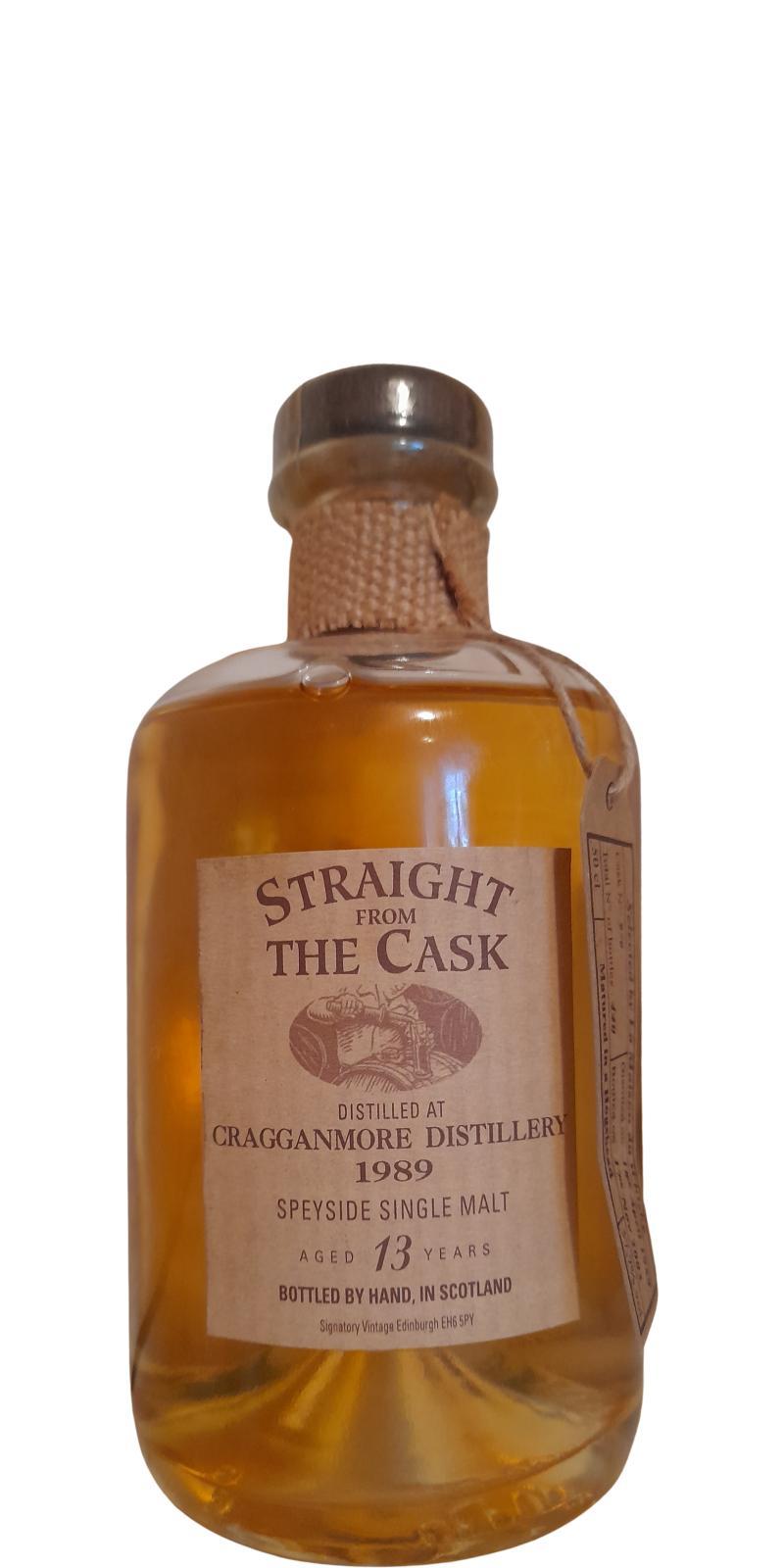 Cragganmore 1989 SV  Straight from the Cask